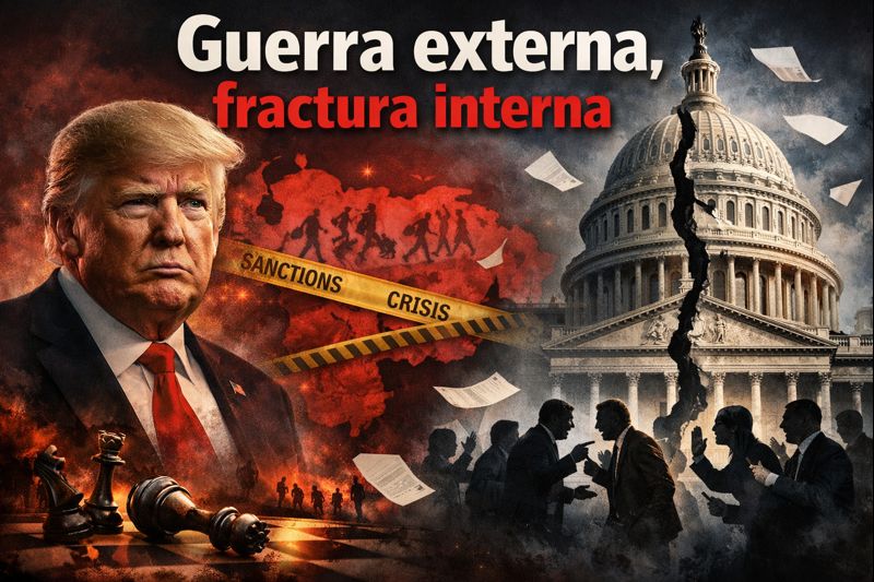 TRUMP ABRE GRIETA