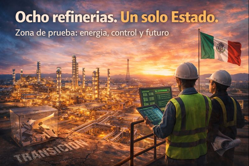 Ocho refinerías y un umbral: el Estado entra en zona de prueba